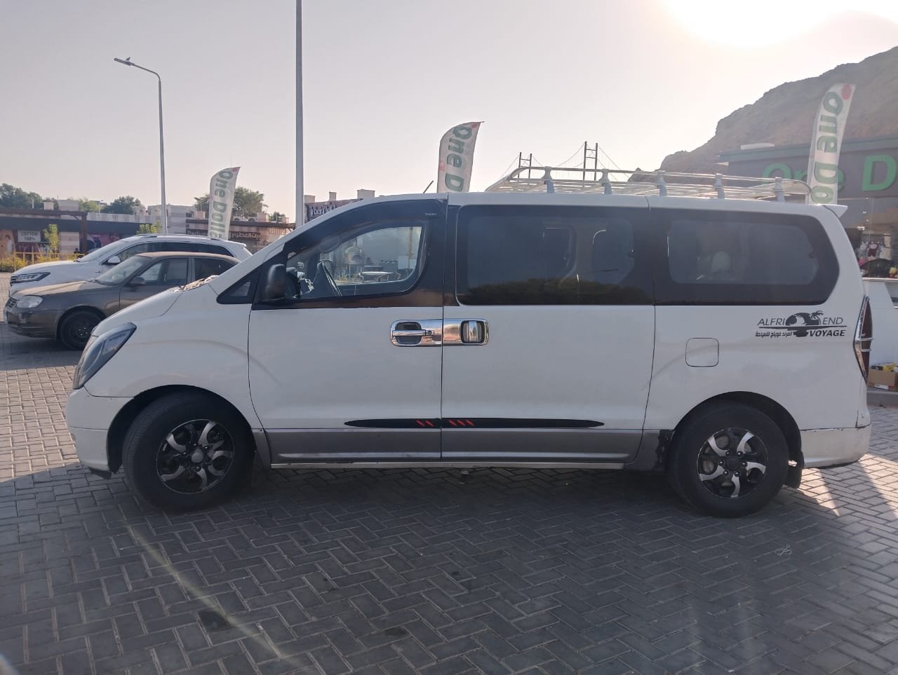 Hotel transfer van